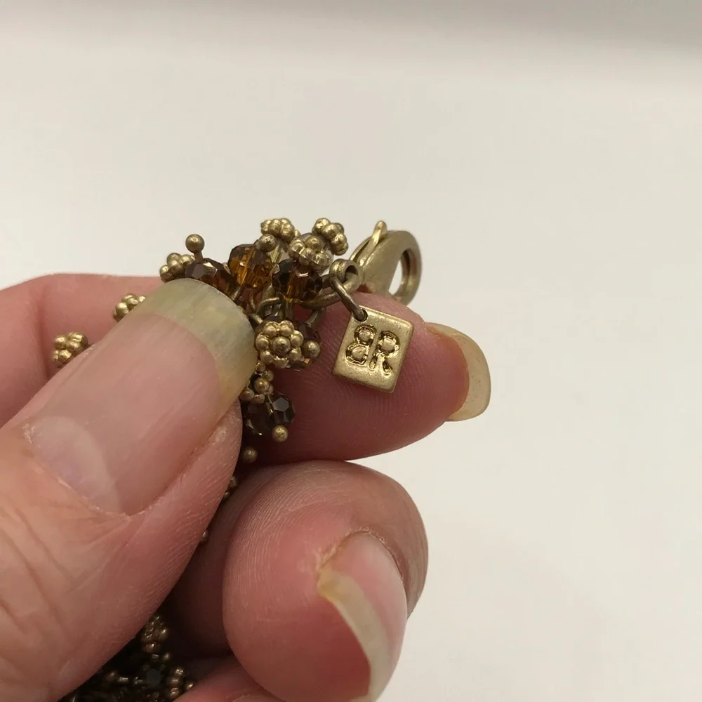 Banana Republic Gold-Tone and Brown Beaded Cha-Cha Bracelet - Picture 5 of 6